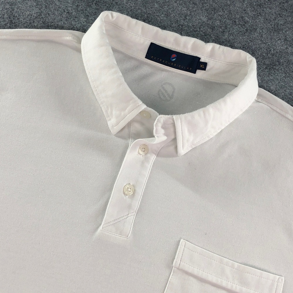 Extracurricular Mens Polo Shirt XL Cotton Short Sleeve